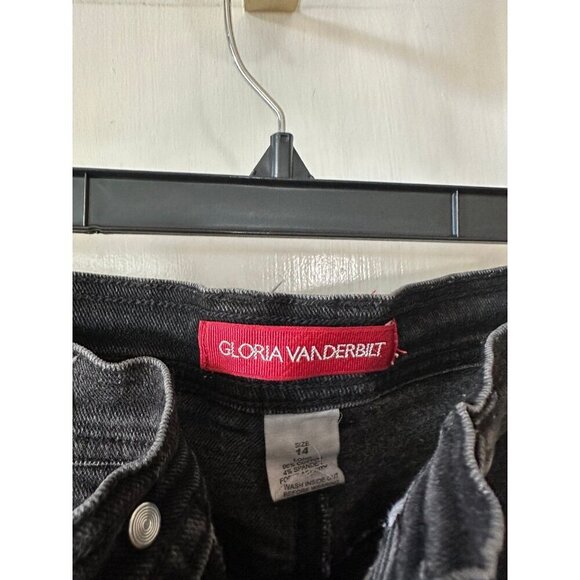 Gloria Vanderbilt women’s size 14 black jeans - Picture 5 of 7